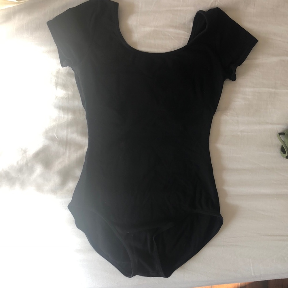 Black leotard medium